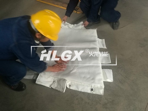 鋁液落差流槽連接件