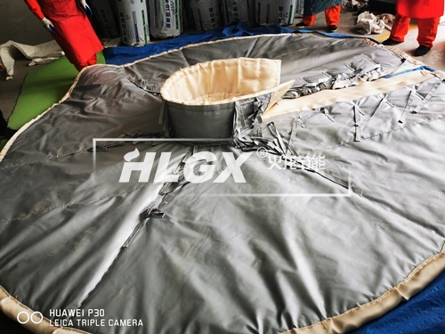 感應加熱保溫用1000℃接管座保溫套
