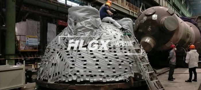 汽輪機封頭熱處理柔性保溫罩